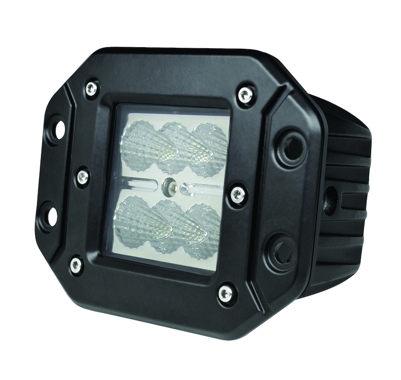 Hella Value Fit Flush Mount 3in 18W Cube Flood Beam LED Light thumbnail 8
