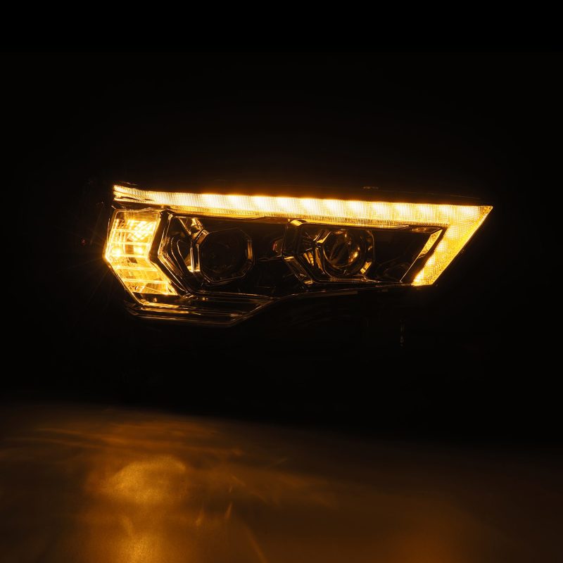 AlphaRex 14-22 Toyota 4Runner PRO-Series Projector Headlights Black w/Seq. Sig. + DRL thumbnail 5