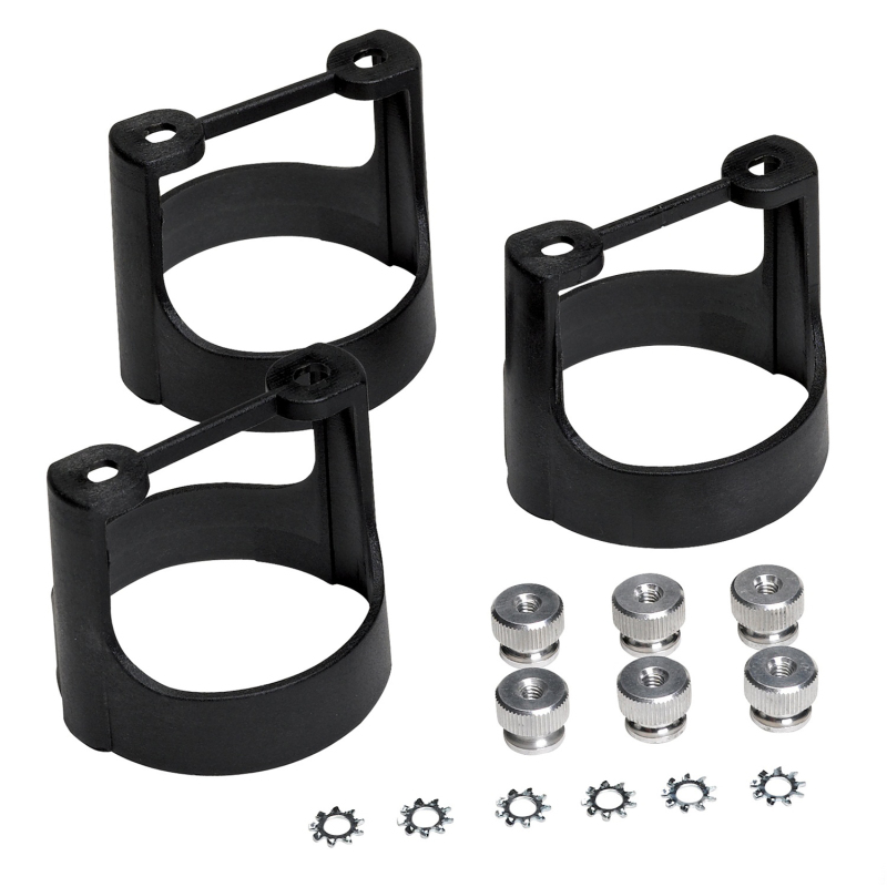 AutoMeter Gauge Bracket Kit 2-5/8in. Black Composite Qty 3 thumbnail 4