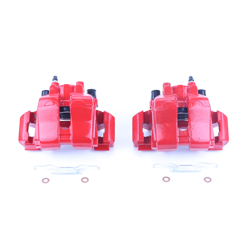 Power Stop 07-12 Ford Escape Front Red Calipers w/Brackets - Pair thumbnail 2