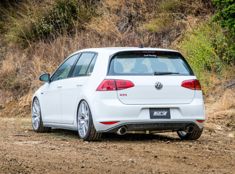 Borla 15-17 Volkswagen GTI (MK7) 2.0T AT/MT SS S-Type Catback Exhaust w/Stainless Brushed Tips thumbnail 3