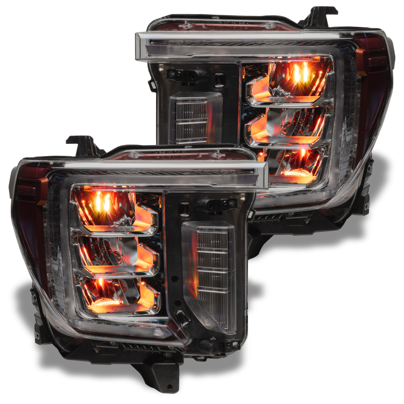 Oracle 19-21 Silverado/Sierra 1500 RGB Demon Eye Headlight Kit - w/o Controller thumbnail 8