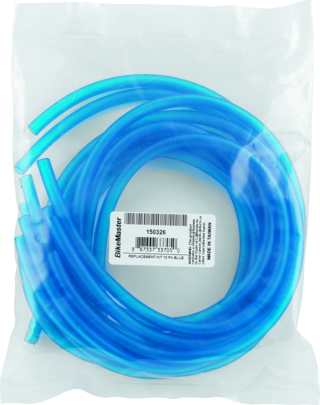 BikeMaster Fuel Tank Cap Vent Hoses 150326 Powersports Plastics, Replacement Kit 10 Pk Bluee thumbnail 7