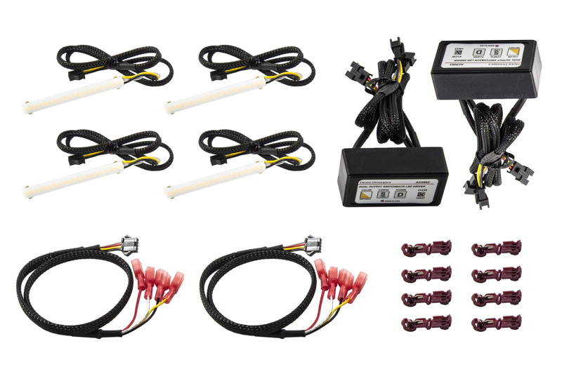 Diode Dynamics LED Strip Lights High Density SF Switchback Quad 3 In Kit thumbnail 2