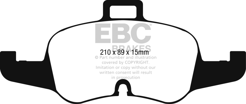 EBC S9 Brake Pad and Rotor Kit (1x ebcDP42256R, 1x ebcUSR7612) thumbnail 8