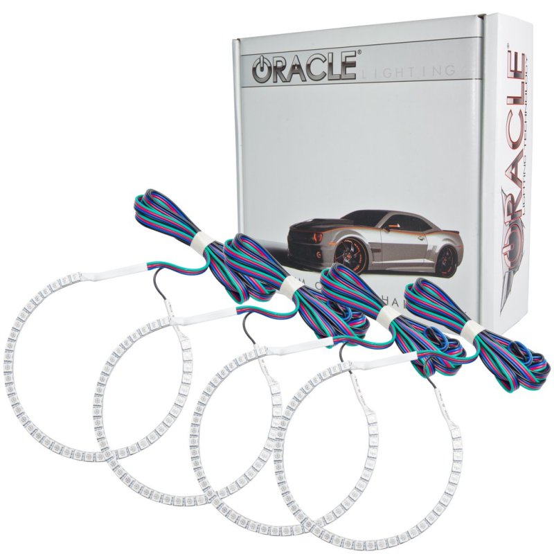 Oracle GMC Sierra 07-13 Halo Kit (Round Ring Design) - ColorSHIFT w/ BC1 Controller thumbnail 5