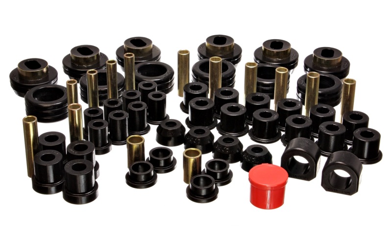 Energy Suspension 81-87 Chevy/GMC 4WD (w/ Aftermarket Frt Springs) Blk Hyper-flex Master Bushing Set thumbnail 2