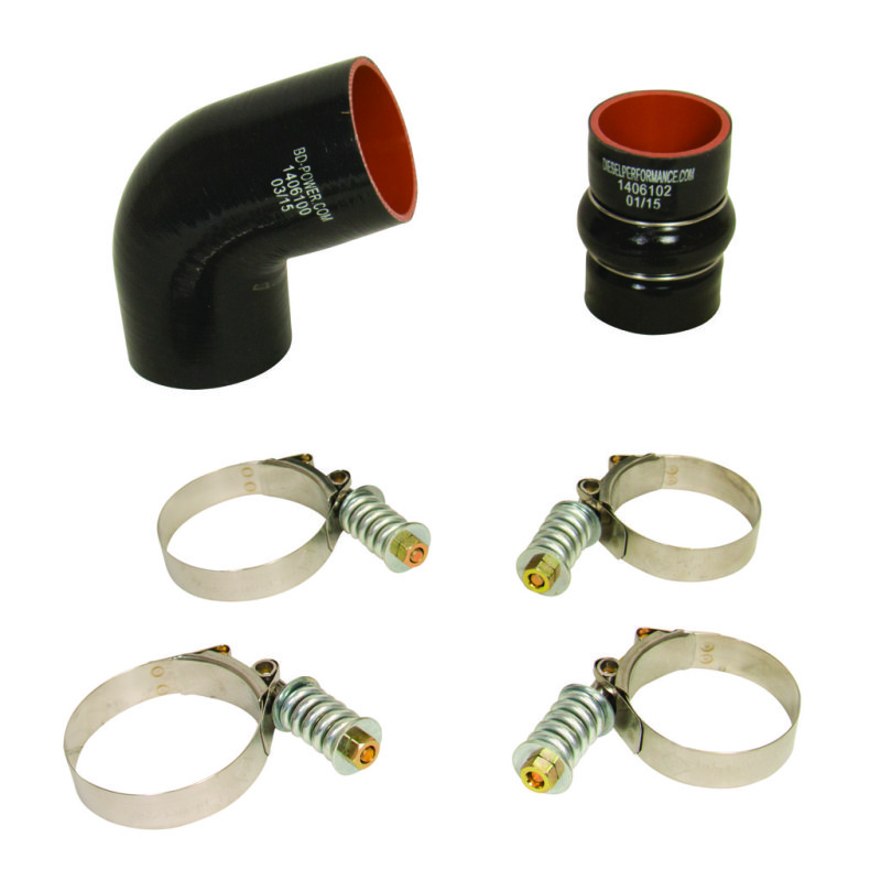 BD Diesel Intercooler Hose & Clamp Kit - 2006-2010 Chevy Duramax (DS) thumbnail 6