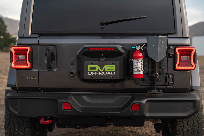 DV8 Offroad 2018-2025 Jeep Wrangler JL Tailgate Reinforcement Molle Panel thumbnail 9