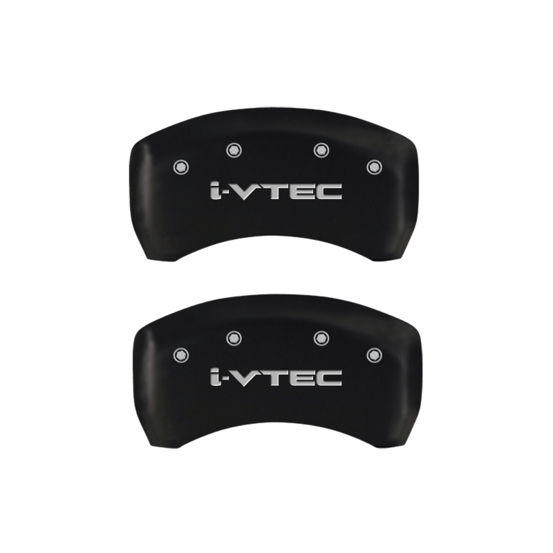 MGP 4 Caliper Covers Engraved Front & Rear i-Vtec Red finish silver ch thumbnail 9