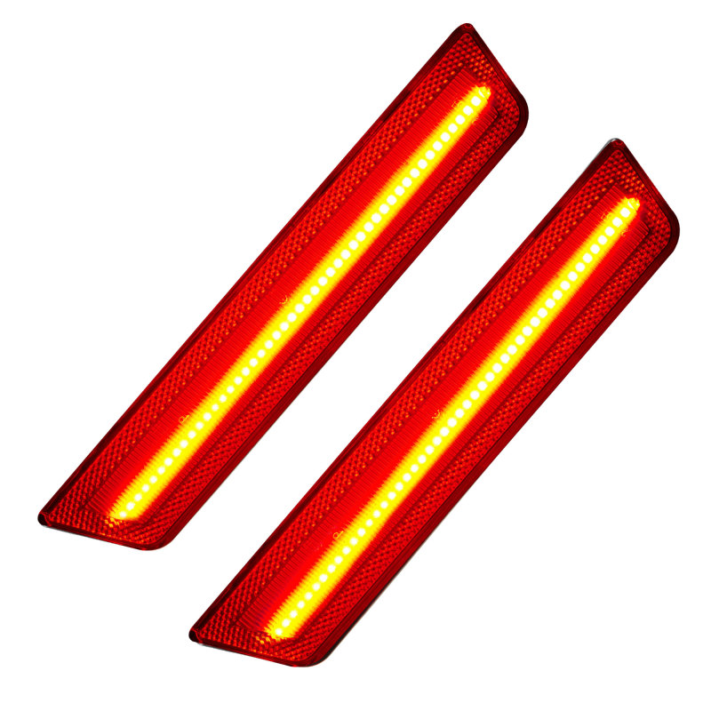 Oracle 11-14 Dodge Charger Concept Sidemarker Set (Rear Only) - Clear - No Paint thumbnail 5