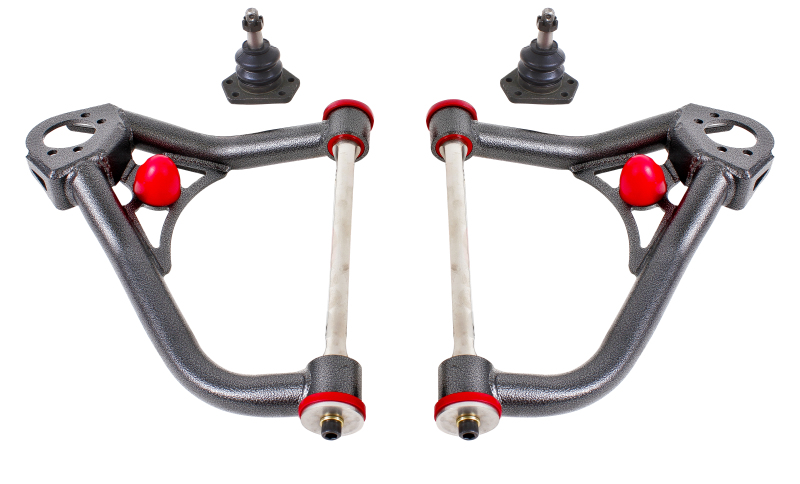 BMR 67-69 1st Gen F-Body Non-Adj. Upper A-Arms (Polyurethane) - Black Hammertone