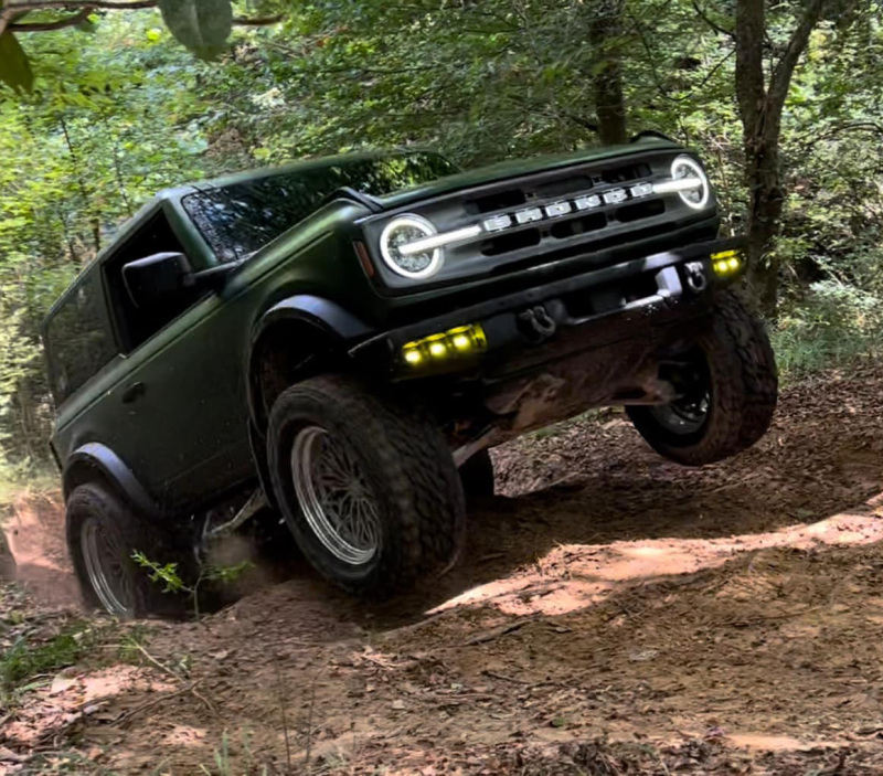 ORACLE Lighting 21-22 Ford Bronco Triple LED Fog Light Kit for Steel Bumper - Yellow thumbnail 9
