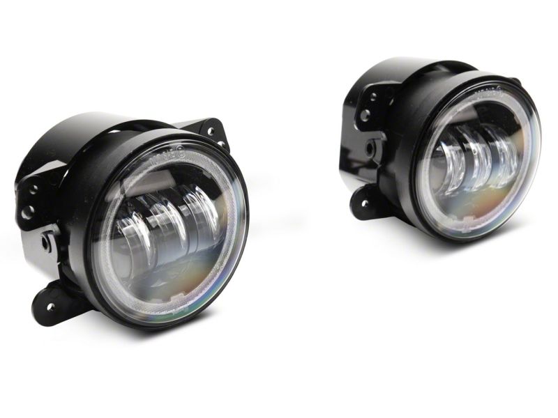 Raxiom 07-18 Jeep Wrangler JK Axial Series 4-In LED Fog Lights w/ RGB Halo thumbnail 9