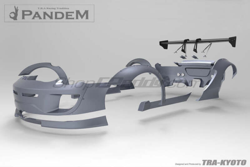 GReddy Pandem RB 09-12 Porsche Cayman Complete Wide Body Aero Kit WITH WING (Special Order) thumbnail 4