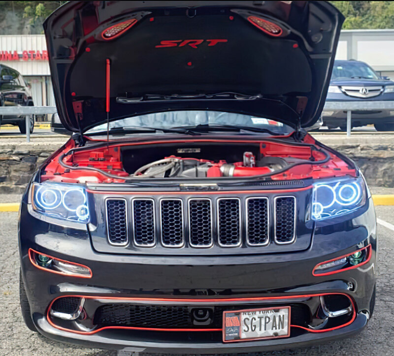 Oracle Jeep Grand Cherokee 11-13 Triple Halo Kit - ColorSHIFT w/ Simple Controller