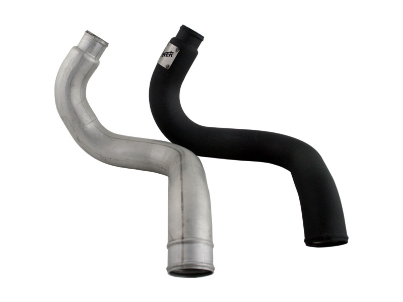 aFe BladeRunner 3in Black Intercooler Hot Cold Side Tubes Combo 02-04 GM Diesel Trucks 6.6L V8 (td) thumbnail 6