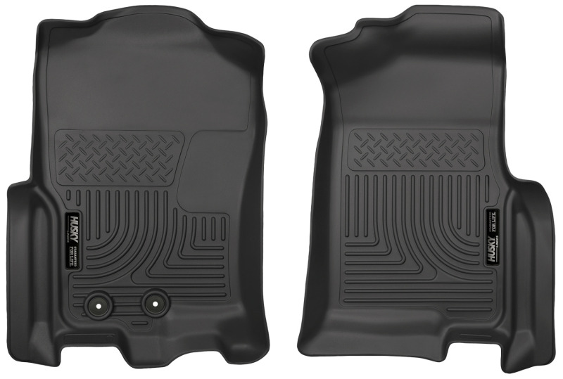 Husky Liners 2015 Ford Expedition/Lincoln Navigator WeatherBeater Front Black Floor Liners thumbnail 4