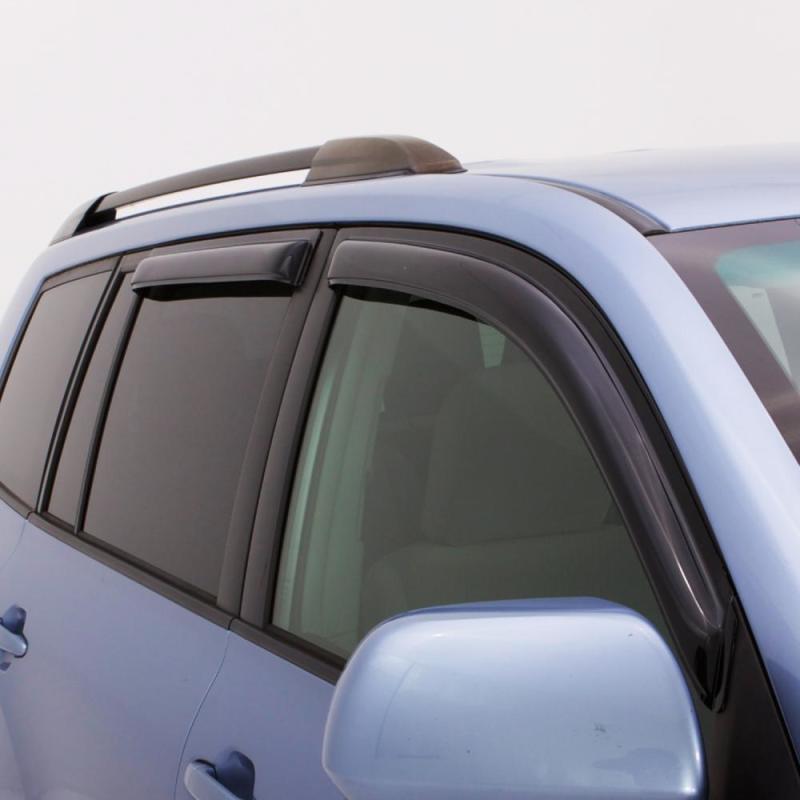 AVS 15-18 Ford F-150 Supercrew Ventvisor Outside Mount Window Deflectors 4pc - Smoke thumbnail 9