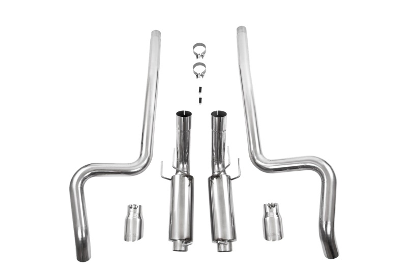MBRP 11-14 Ford Mustang GT 5.0L Dual Split Rear Race Version T409 3in Cat Back Exhaust System thumbnail 7