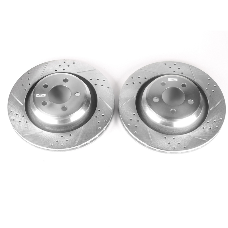 Power Stop 05-10 Chrysler 300 Rear Evolution Drilled & Slotted Rotors - Pair thumbnail 2