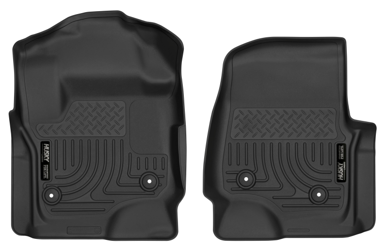 Husky Liners 2017 Ford F250 Crew Cab Vinyl X-Act Contour Black Floor Liners thumbnail 4