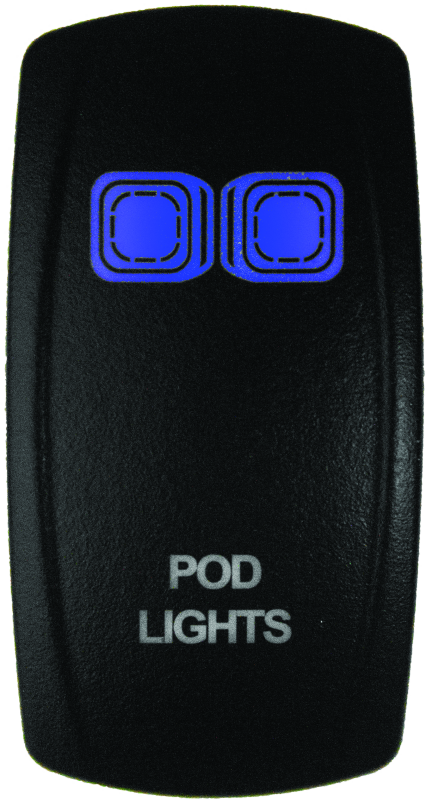DragonFire Racing Lighted Switch On/Off Blue thumbnail 2