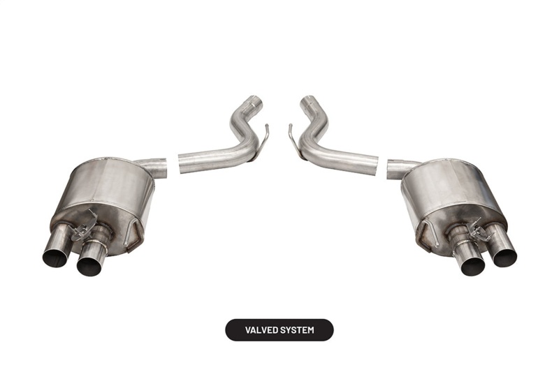 Corsa 2015-2020 Ford Mustang GT350/R 5.2L V8 Dual Rear Axle-Back- Stainless Dual Rear Exit thumbnail 2