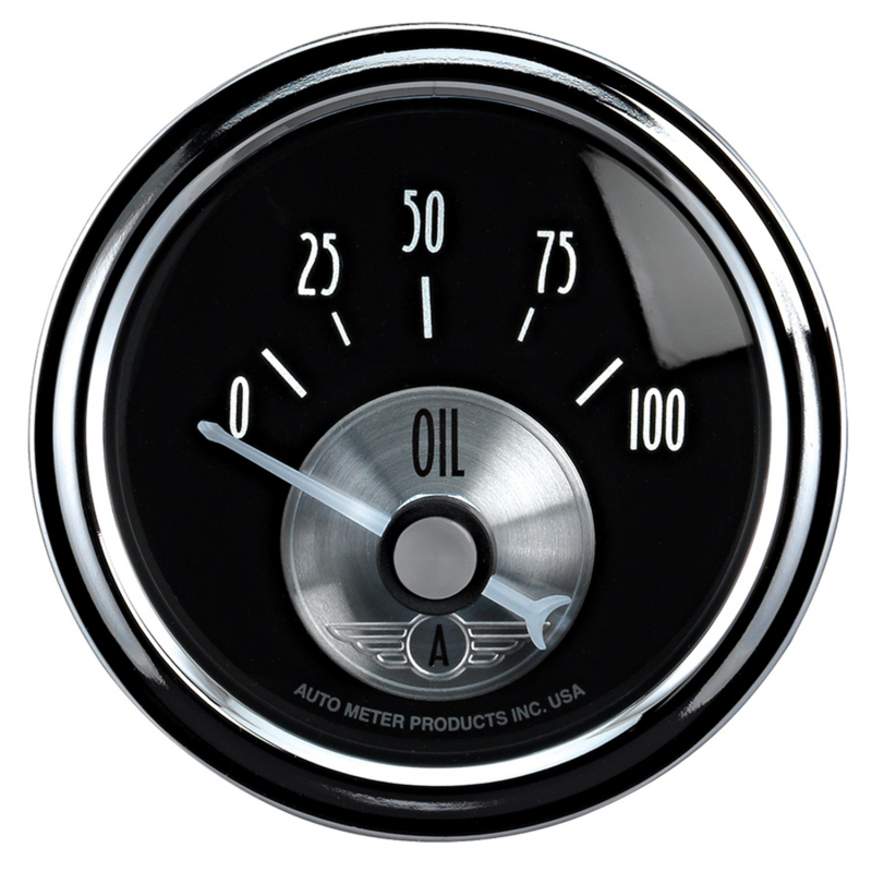 Autometer Prestige Series 52mm 0-100 PSI Short Sweep Electronic Oil Pressure Gauge thumbnail 4