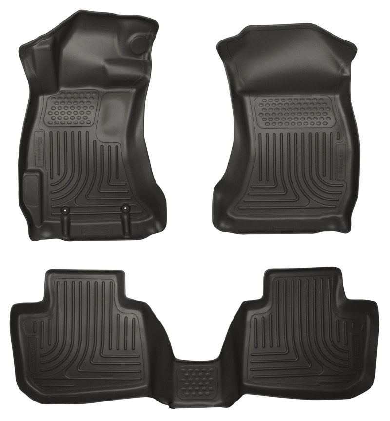 Husky Liners 10-12 Subaru Legacy/Outback WeatherBeater Combo Black Floor Liners thumbnail 3