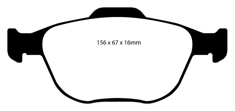 EBC S12 Brake Pad and Rotor Kit (1x ebcRK1097, 1x ebcDP31641C) thumbnail 6