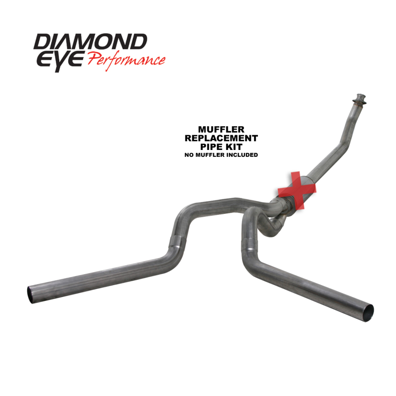1994-2002 DODGE 5.9L CUMMINS 2500/3500 (ALL CAB AND BED LENGTHS)-4in. 409 STAINL