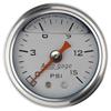 Autometer AutoGage 1.5in Liquid Filled Mechanical 0-15 PSI Fuel Pressure Gauge - Silver thumbnail 7