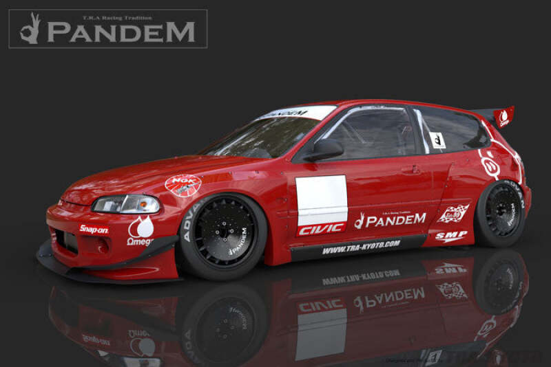 GReddy 92-95 Honda Civic Rocket Bunny Full Wide-Body Aero Kit thumbnail 2