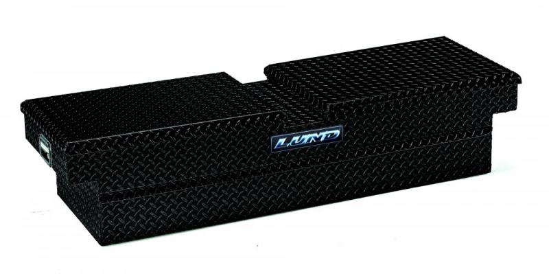 Lund 67-99 Chevy CK Ultima Dual Lid Gull Wing Crossover Tool Box - Black thumbnail 3