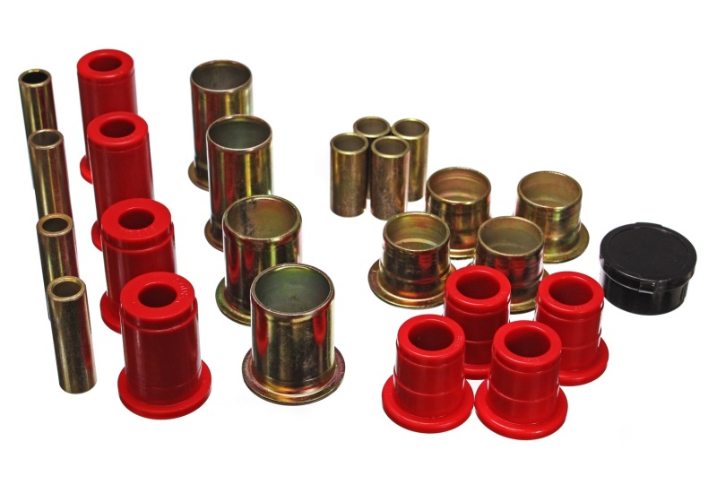 Energy Suspension 82-04 Ford Blazer/S10/S15 PickUp 2WD Red Front Control Arm Bushing Set thumbnail 2