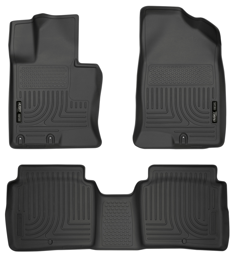 Husky Liners 11-14 Kia Optima Weatherbeater Black Front & 2nd Seat Floor Liners thumbnail 2