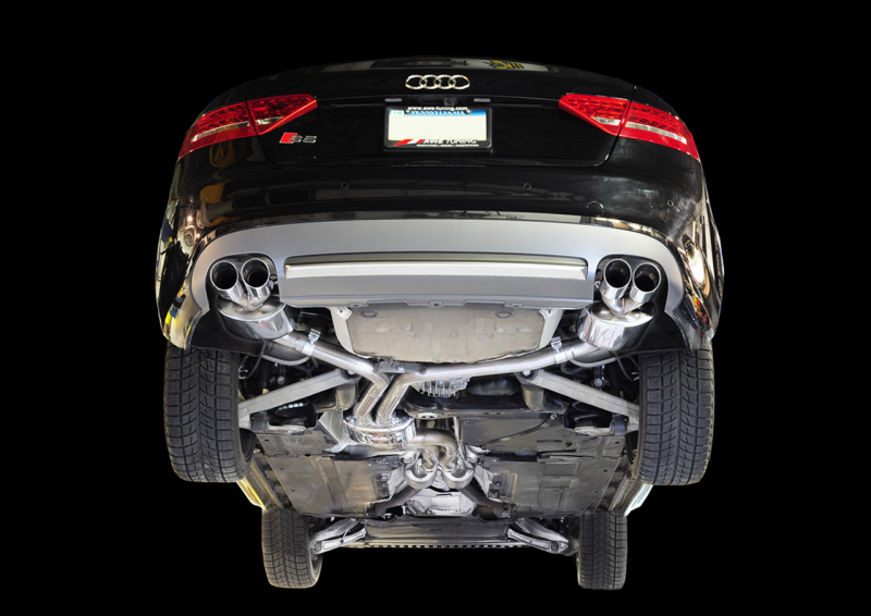 AWE Tuning Audi B8.5 S5 3.0T Touring Edition Exhaust System - Polished Silver Tips (90mm) thumbnail 4