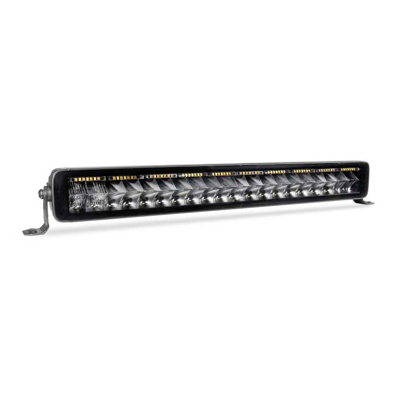 Go Rhino Xplor Blackout Combo Series Dbl Row LED Light Bar w/Amber (Side/Track Mount) 21.5in. - Blk thumbnail 7