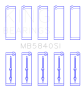 King Engine Bearings Chrysler/Dodge Gen 3 Hemi 5.7L/6.1L/6.4L Crankshaft Main Bearing Set (Set of 5) thumbnail 8