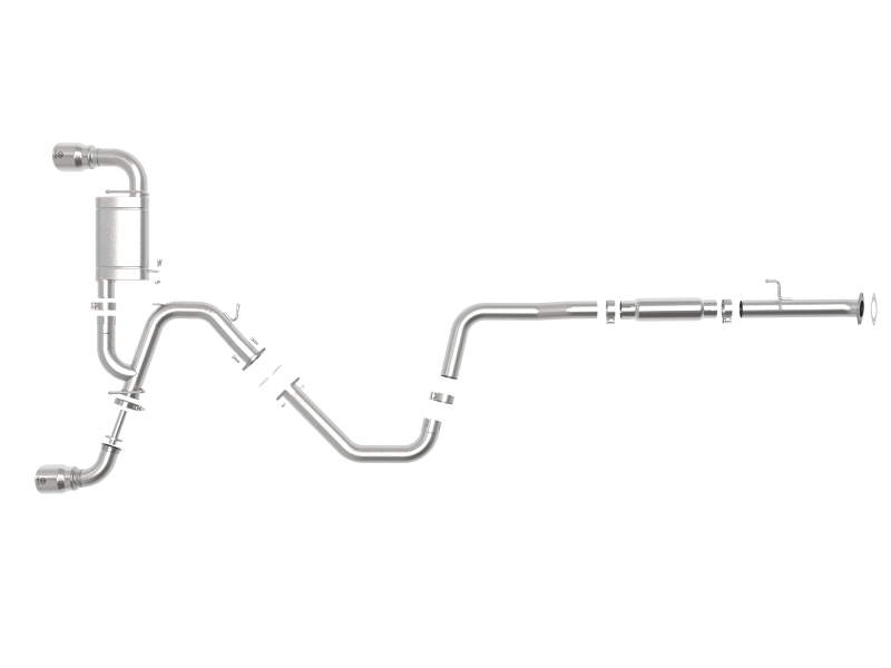 aFe Takeda Exhaust Cat-Back 19-20 Hyundai Veloster N 304SS Polished Dual Tips Exhaust thumbnail 4