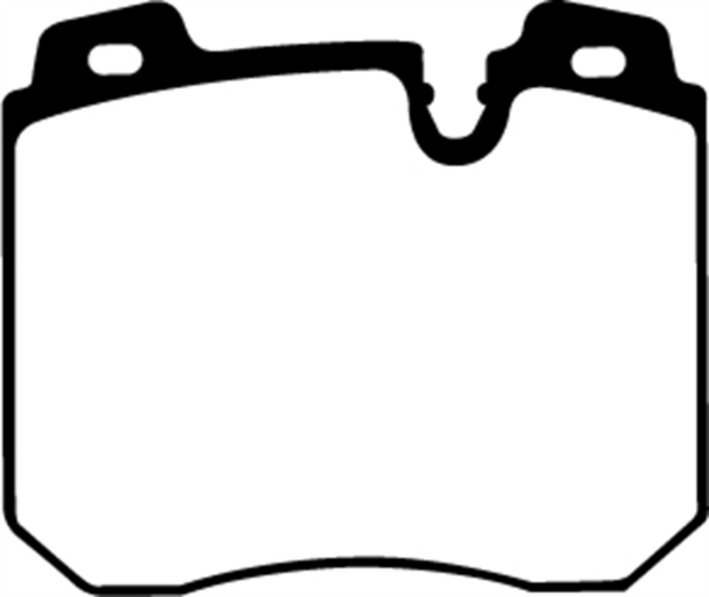 EBC 90-95 BMW 750iL 5.0 (E32) Redstuff Front Brake Pads thumbnail 3