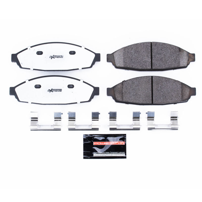 Power Stop 03-11 Ford Crown Victoria Front Z26 Extreme Street Brake Pads w/Hardware thumbnail 2