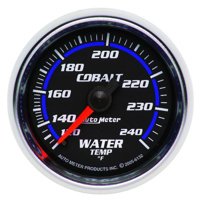 Autometer Cobalt 52mm 120-240 Deg F Mechanical Water Temperature Gauge thumbnail 3