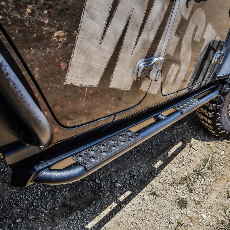 Westin 18-23 Jeep Wrangler JL Unlimited 4dr Rock Slider - Textured Black thumbnail 7