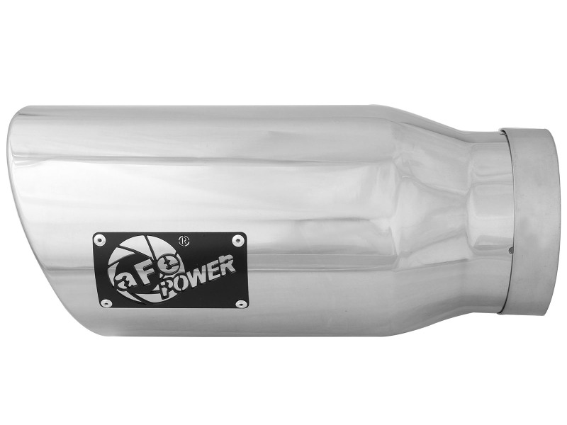 aFe MACH Force-Xp 5in Inlet x 7in Outlet x 15in length 304 Stainless Steel Exhaust Tip thumbnail 8