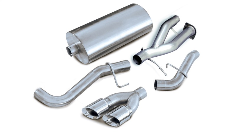 Corsa 2002-2006 Cadillac Escalade 6.0L V8 Polished Sport Cat-Back Exhaust thumbnail 3