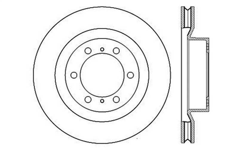 StopTech Slotted & Drilled Sport Brake Rotor thumbnail 3