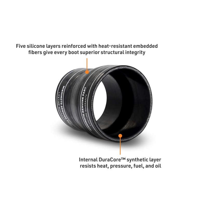 Mishimoto Duracore 3.5in to 4in Transition Coupler thumbnail 2