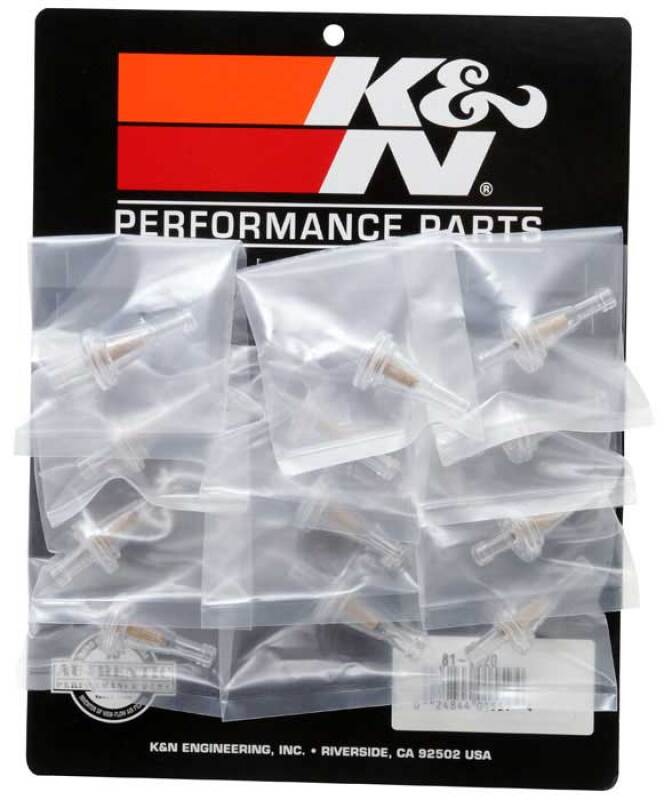 K&N 0.25in Flange 2.15in Length 1in OD Sintered Porous Bronze Fuel Filter (Set of 12) thumbnail 4
